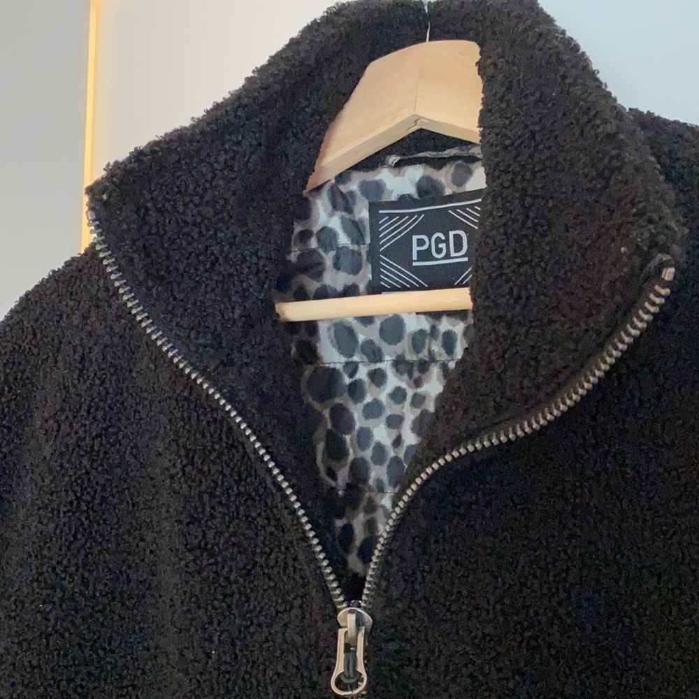 PGD Black Sherpa Jacket